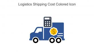 Logistics Shipping Cost Colored Icon In Powerpoint Pptx Png And Editable Eps Format