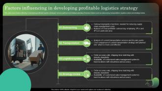 Logistics Strategy To Improve Supply Chain Factors Influencing In Developing Profitable