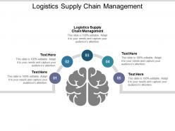 Logistics supply chain management ppt powerpoint presentation file slide cpb