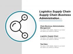 Logistics supply chain supply chain business administration management cpb