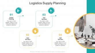 Logistics Supply Planning In Powerpoint And Google Slides Cpb