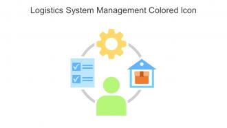Logistics System Management Colored Icon In Powerpoint Pptx Png And Editable Eps Format