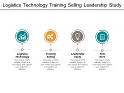 Logistics technology training selling leadership study knowledge collaboration cpb
