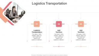 Logistics Transportation In Powerpoint And Google Slides Cpb