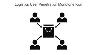 Logistics User Penetration Monotone Icon In Powerpoint Pptx Png And Editable Eps Format