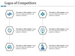 Logos of competitors ppt gallery icon