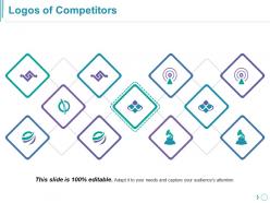 Logos of competitors ppt templates