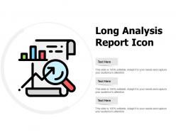 Long analysis report icon