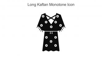Long Kaftan Monotone Icon In Powerpoint Pptx Png And Editable Eps Format