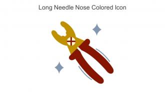 Long Needle Nose Colored Icon In Powerpoint Pptx Png And Editable Eps Format