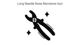 Long Needle Nose Monotone Icon In Powerpoint Pptx Png And Editable Eps Format