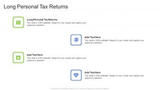 Long Personal Tax Returns In Powerpoint And Google Slides Cpb