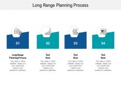 Long range planning process ppt powerpoint presentation show themes cpb