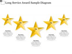 Long service award sample diagram