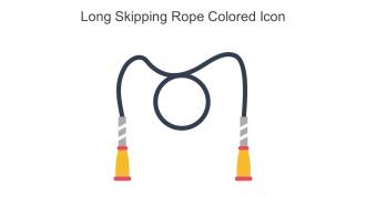 Long Skipping Rope Colored Icon In Powerpoint Pptx Png And Editable Eps Format