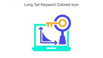Long Tail Keyword Colored Icon In Powerpoint Pptx Png And Editable Eps Format