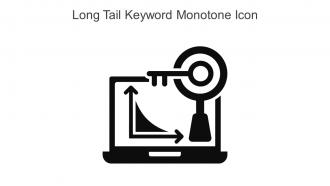 Long Tail Keyword Monotone Icon In Powerpoint Pptx Png And Editable Eps Format