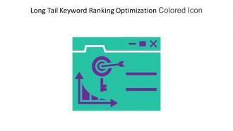Long Tail Keyword Ranking Optimization Colored Icon In Powerpoint Pptx Png And Editable Eps Format