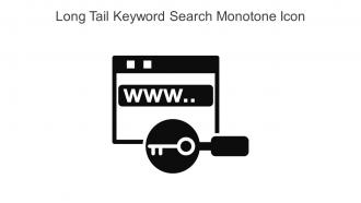 Long Tail Keyword Search Monotone Icon In Powerpoint Pptx Png And Editable Eps Format
