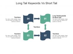 Long tail keywords vs short tail ppt powerpoint presentation inspiration clipart cpb