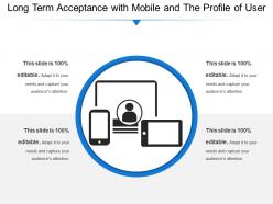Long term acceptance with mobile and the profile of user
