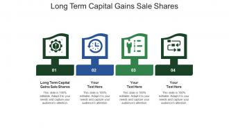 Long term capital gains sale shares ppt powerpoint presentation infographics infographics cpb