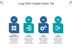 Long term capital gains tax ppt powerpoint presentation layouts layout cpb
