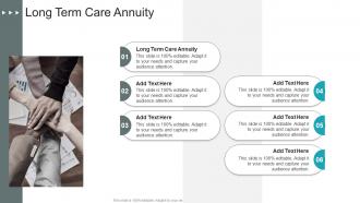 Long Term Care Annuity In Powerpoint And Google Slides Cpb
