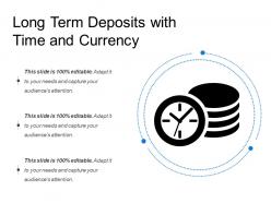 Long term deposits with time and currency