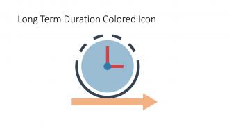 Long Term Duration Colored Icon In Powerpoint Pptx Png And Editable Eps Format