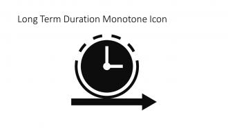 Long Term Duration Monotone Icon In Powerpoint Pptx Png And Editable Eps Format