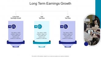Long Term Earnings Growth In Powerpoint And Google Slides Cpb
