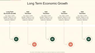 Long Term Economic Growth In Powerpoint And Google Slides Cpb