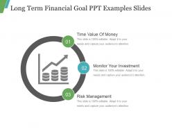 Long Term Financial Goal Ppt Examples Slides