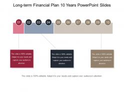 Long Term Financial Plan 10 Years Powerpoint Slides