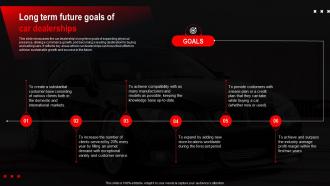 Long Term Future Goals Of Car Dealerships Car Dealership Company Overview