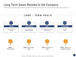 Long term goals related to the company offering an existing brand franchise