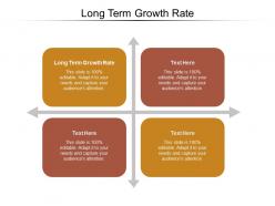 Long term growth rate ppt powerpoint presentation infographics guide cpb