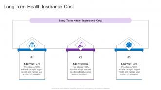 Long Term Health Insurance Cost In Powerpoint And Google Slides Cpb