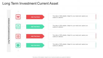 Long Term Investment Current Asset In Powerpoint And Google Slides Cpb