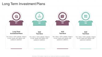 Long Term Investment Plans In Powerpoint And Google Slides Cpb