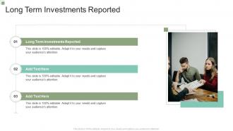 Long Term Investments Reported In Powerpoint And Google Slides Cpb