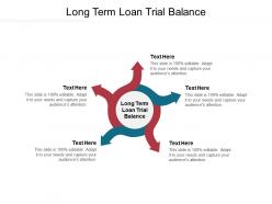 Long term loan trial balance ppt powerpoint presentation professional cpb
