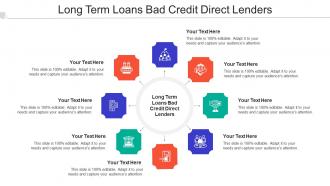 Long Term Loans Bad Credit Direct Lenders Ppt Powerpoint Presentation Ideas Gallery Cpb