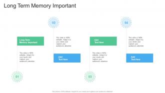 Long Term Memory Important In Powerpoint And Google Slides Cpb