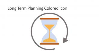 Long Term Planning Colored Icon In Powerpoint Pptx Png And Editable Eps Format