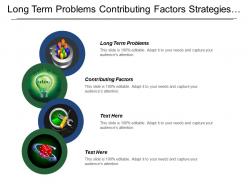 Long term problems contributing factors strategies practices outcomes impacts