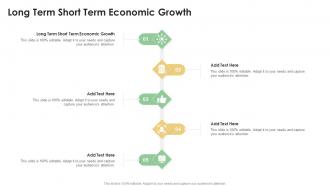 Long Term Short Term Economic Growth In Powerpoint And Google Slides Cpb