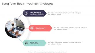 Long Term Stock Investment Strategies In Powerpoint And Google Slides Cpb
