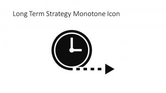 Long Term Strategy Monotone Icon In Powerpoint Pptx Png And Editable Eps Format